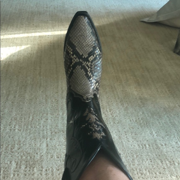 Genuine Python Cowboy Boots - Picture 7 of 7